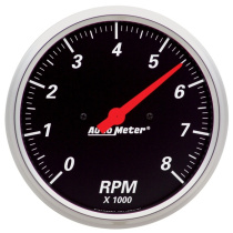 Varvräknare 127mm 8000 RPM IN-DASH DESIGNER BLACK